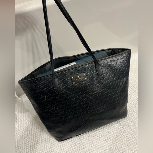 Kate Spade Black Work Laptop Tote Shoulder Bag